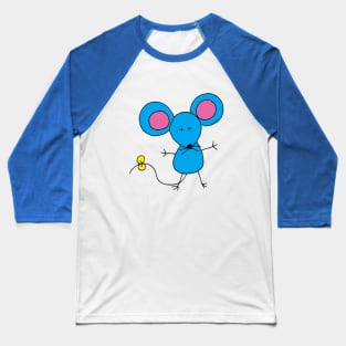 blue mouse Baseball T-Shirt